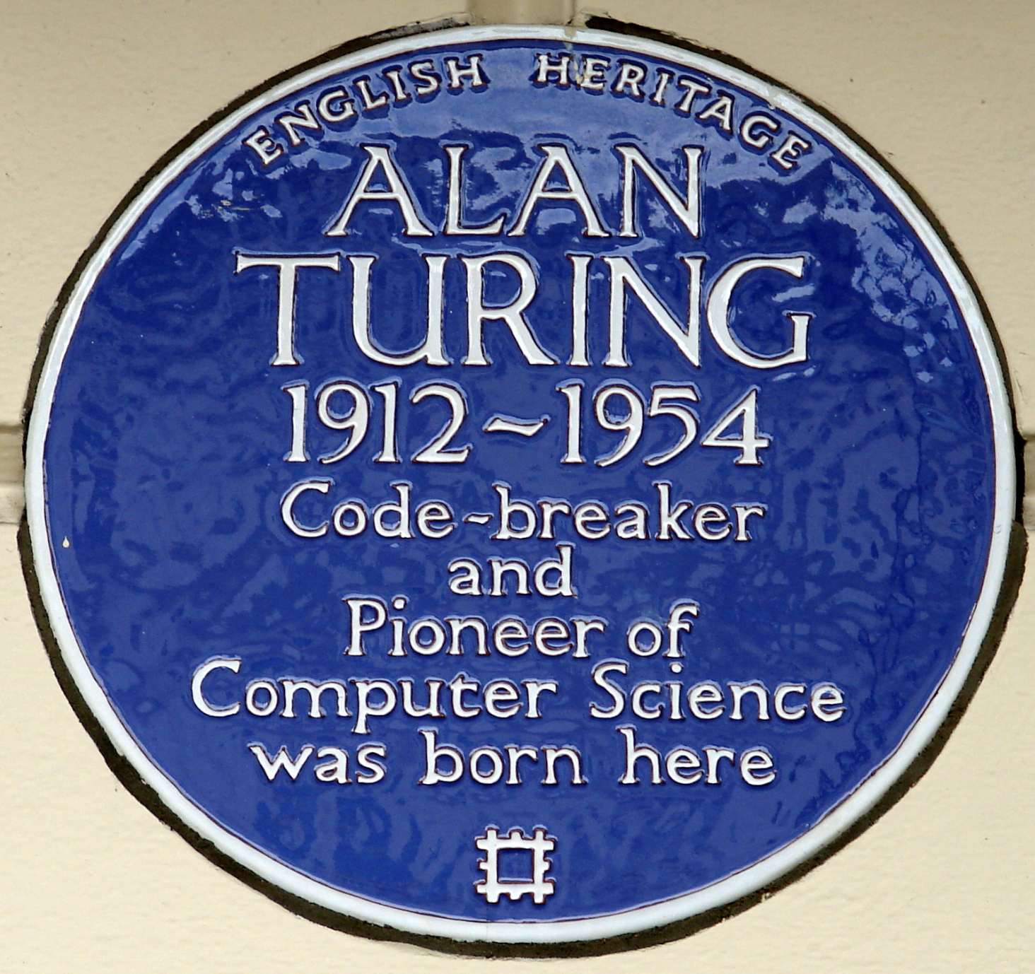English Heritage blue plaque in Maida Vale, London