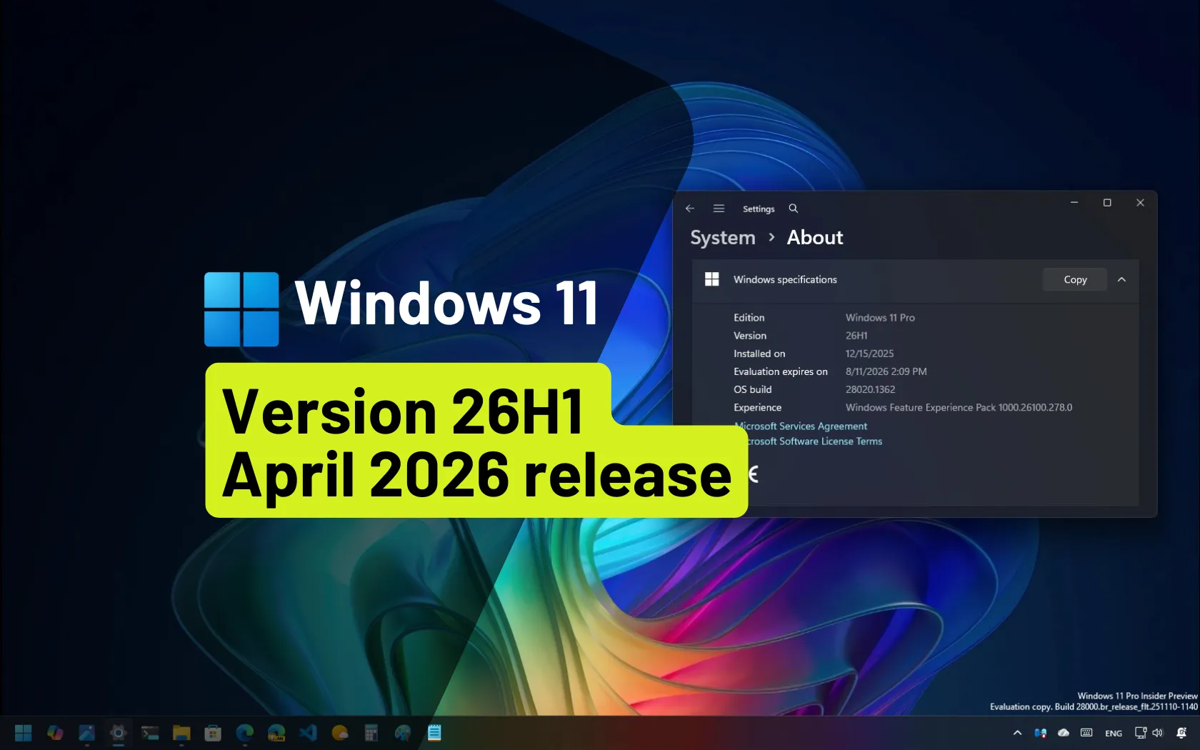 Windows 11 în aprilie 2026: ce a livrat Microsoft